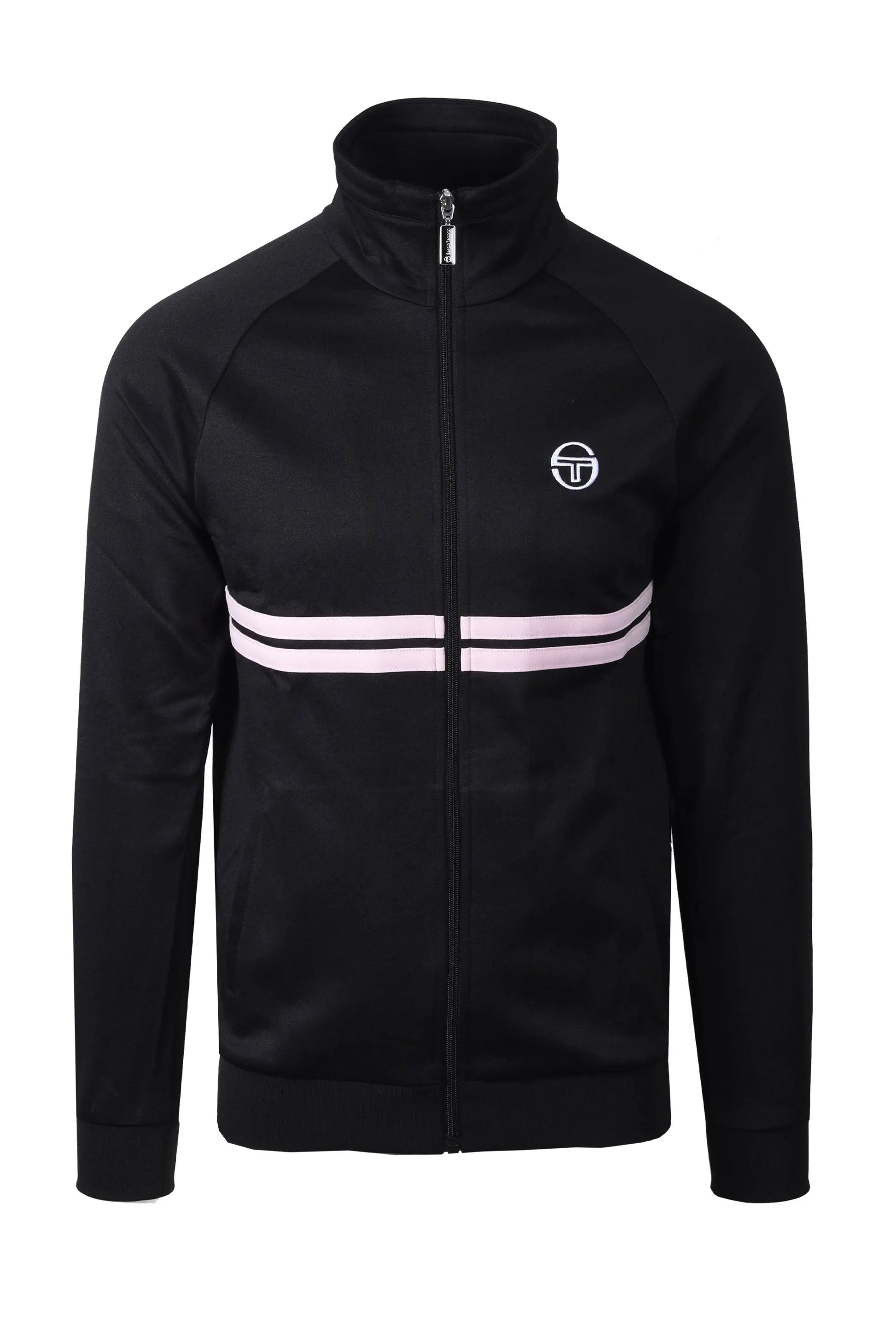 SERGIO TACCHINI DALLAS TRACK TOP BLACK/LIGHT LILAC Sergio Tacchini