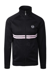 SERGIO TACCHINI DALLAS TRACK TOP BLACK/LIGHT LILAC Sergio Tacchini