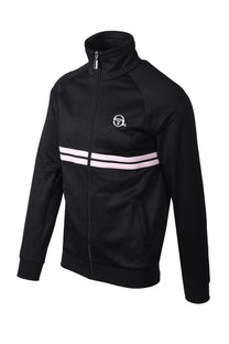 SERGIO TACCHINI DALLAS TRACK TOP BLACK/LIGHT LILAC Sergio Tacchini
