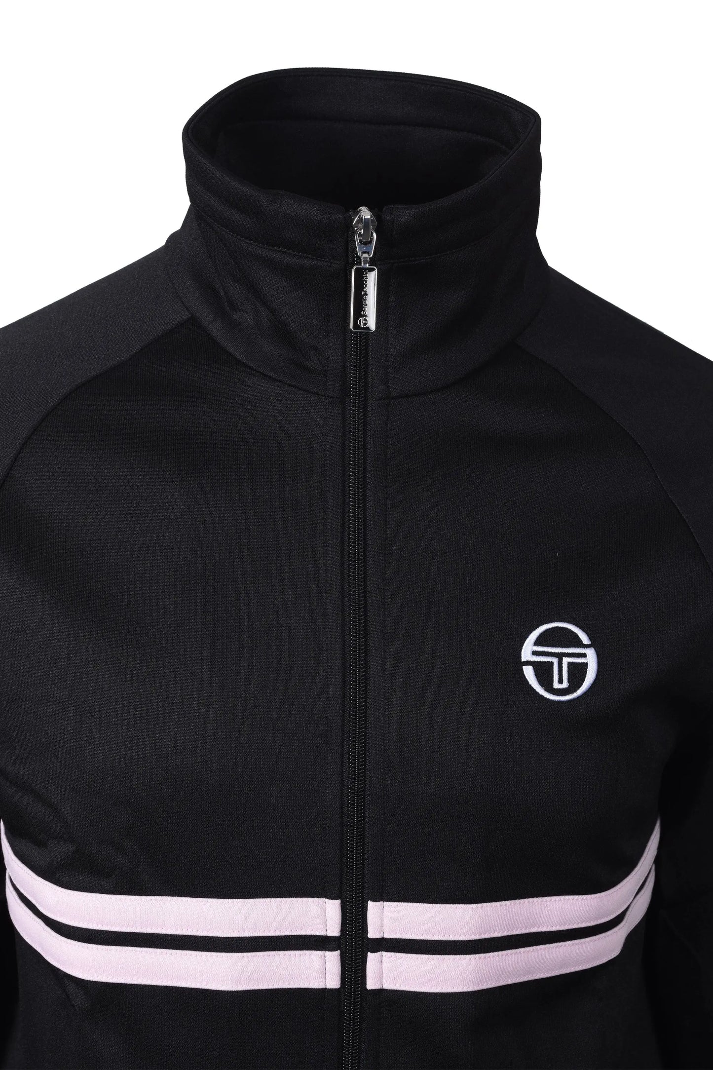SERGIO TACCHINI DALLAS TRACK TOP BLACK/LIGHT LILAC Sergio Tacchini