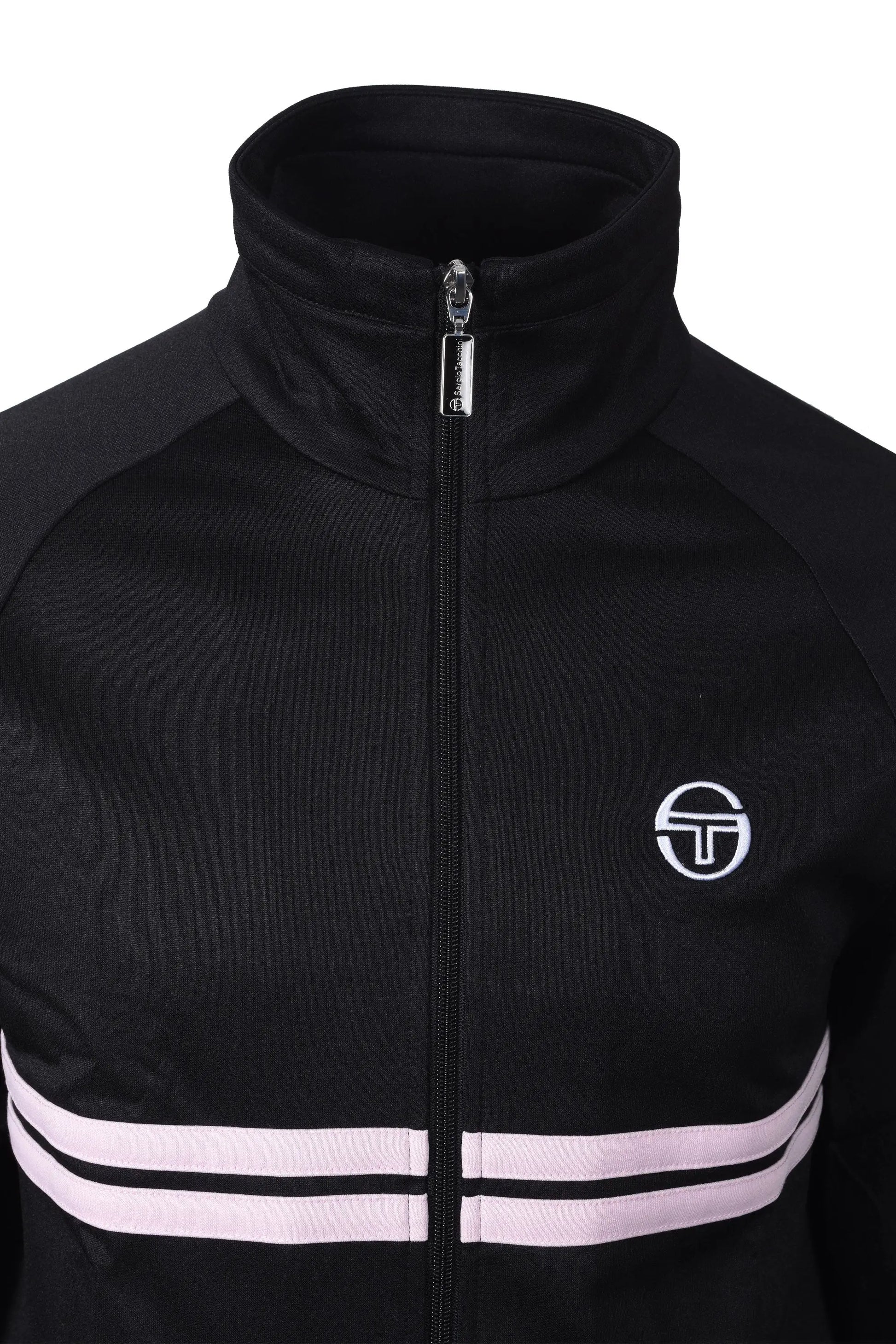 SERGIO TACCHINI DALLAS TRACK TOP BLACK/LIGHT LILAC Sergio Tacchini