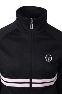SERGIO TACCHINI DALLAS TRACK TOP BLACK/LIGHT LILAC Sergio Tacchini