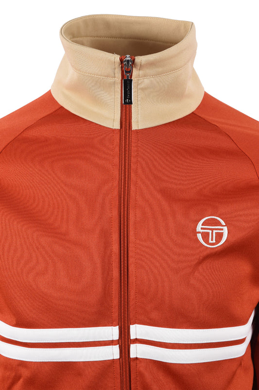 SERGIO TACCHINI DALLAS TRACK TOP ROOIBOS TEA/DESERT/GARDENIA