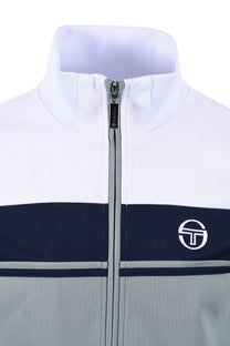 SERGIO TACCHINI DAMARINDO TRACK TOP WHITE/MARITIME BLUE/LEAD Sergio Tacchini