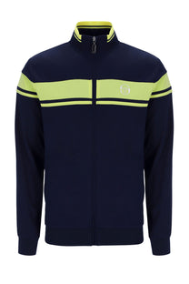 SERGIO TACCHINI DAMARINDO TRACK TOP MARITIME BLUE/CELERY GREEN Sergio Tacchini Michael Stewart Menswear  Tracksuit