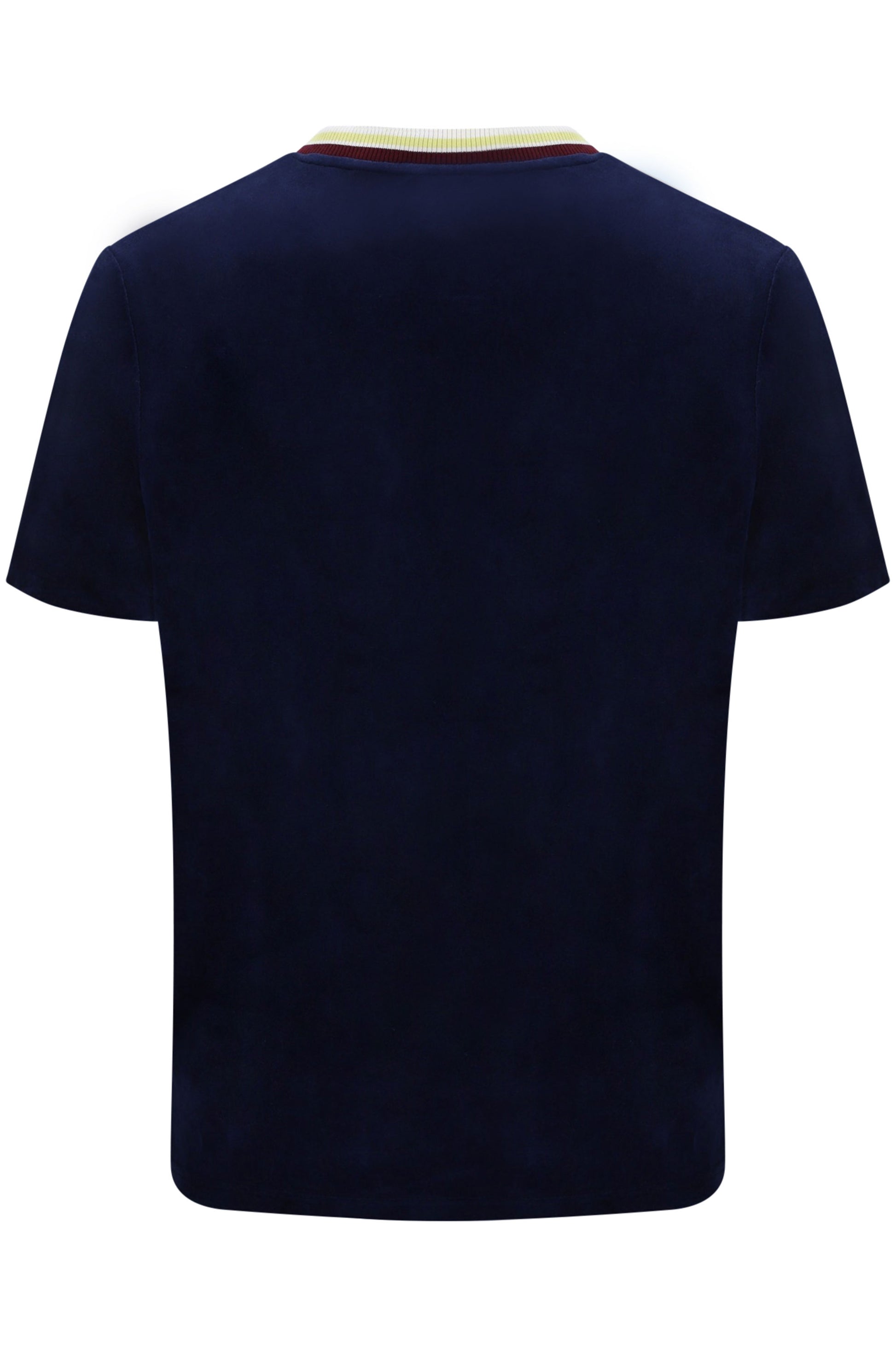 SERGIO TACCHINI FINO VELOUR T-SHIRT MARITIME BLUE Sergio Tacchini Michael Stewart Menswear  T-Shirts