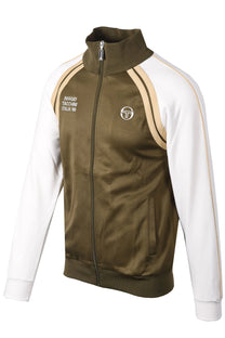 SERGIO TACCHINI GHIBLI DAVIS TRACK TOP DARK OLIVE/GARDENIA/MOJAVE DES Sergio Tacchini