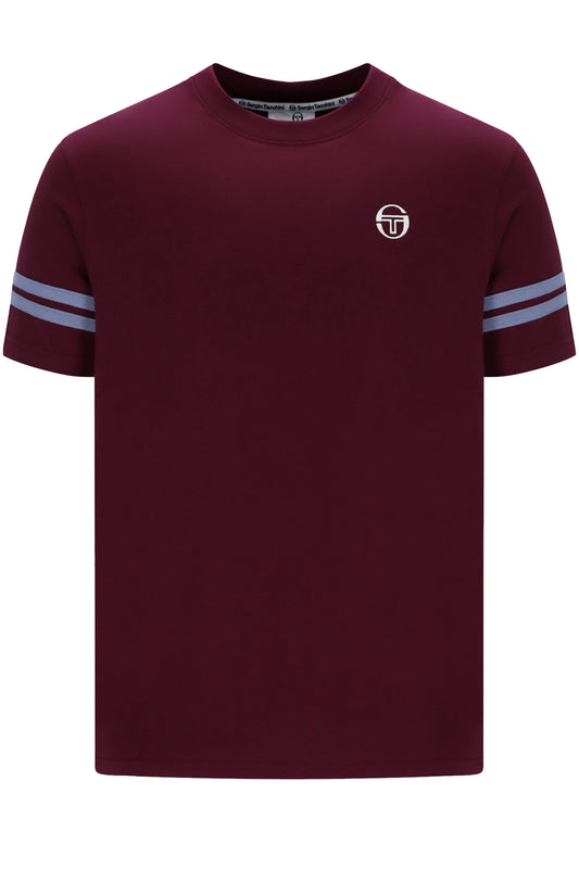 SERGIO TACCHINI GRELLO T-SHIRT FIG/COUNTRY BLUE Sergio Tacchini Michael Stewart Menswear  T-Shirts
