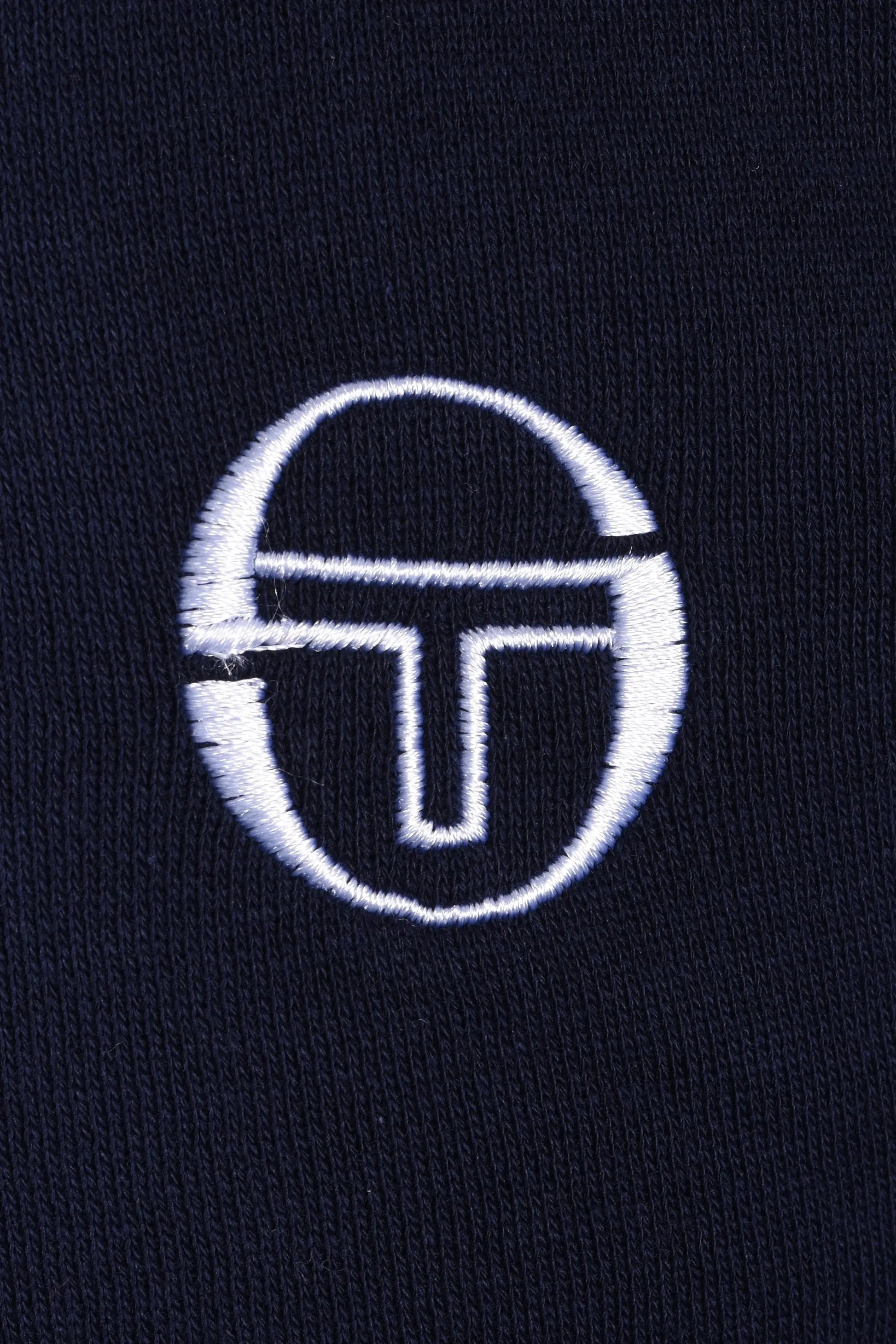 SERGIO TACCHINI LOCCHI HALF ZIP MARITIME BLUE/WHITE Sergio Tacchini