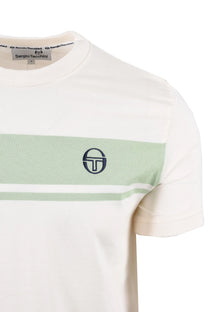 SERGIO TACCHINI MASTER T-SHIRT GARDENIA/QUIET GREEN Sergio Tacchini