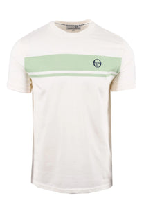SERGIO TACCHINI MASTER T-SHIRT GARDENIA/QUIET GREEN Sergio Tacchini
