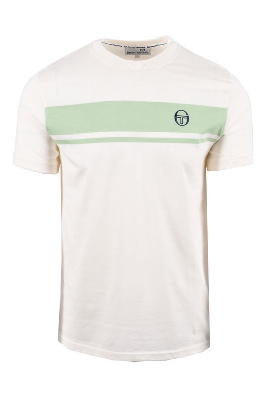 SERGIO TACCHINI MASTER T-SHIRT GARDENIA/QUIET GREEN