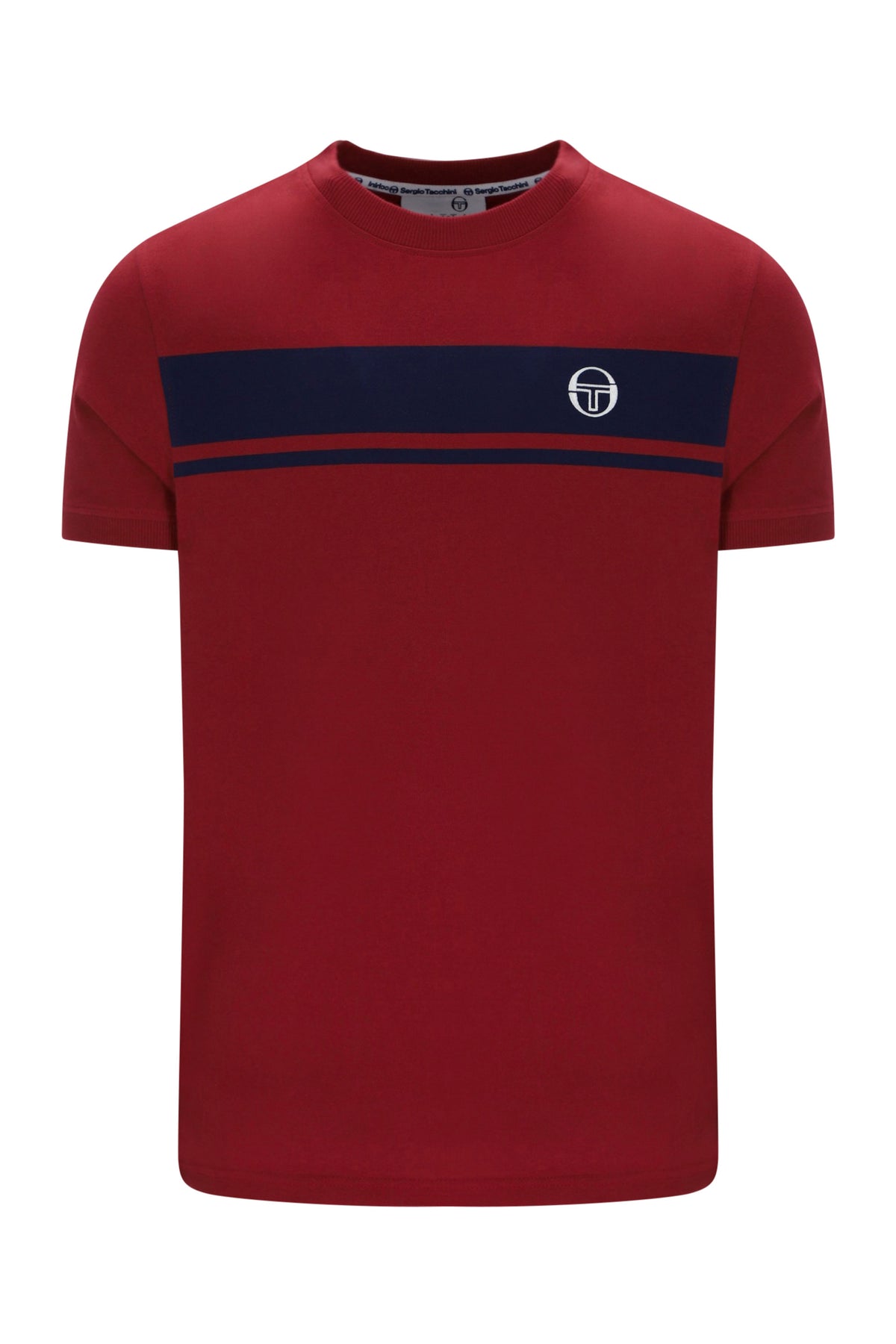 SERGIO TACCHINI MASTER T-SHIRT MERLOT/MARITIME BLUE