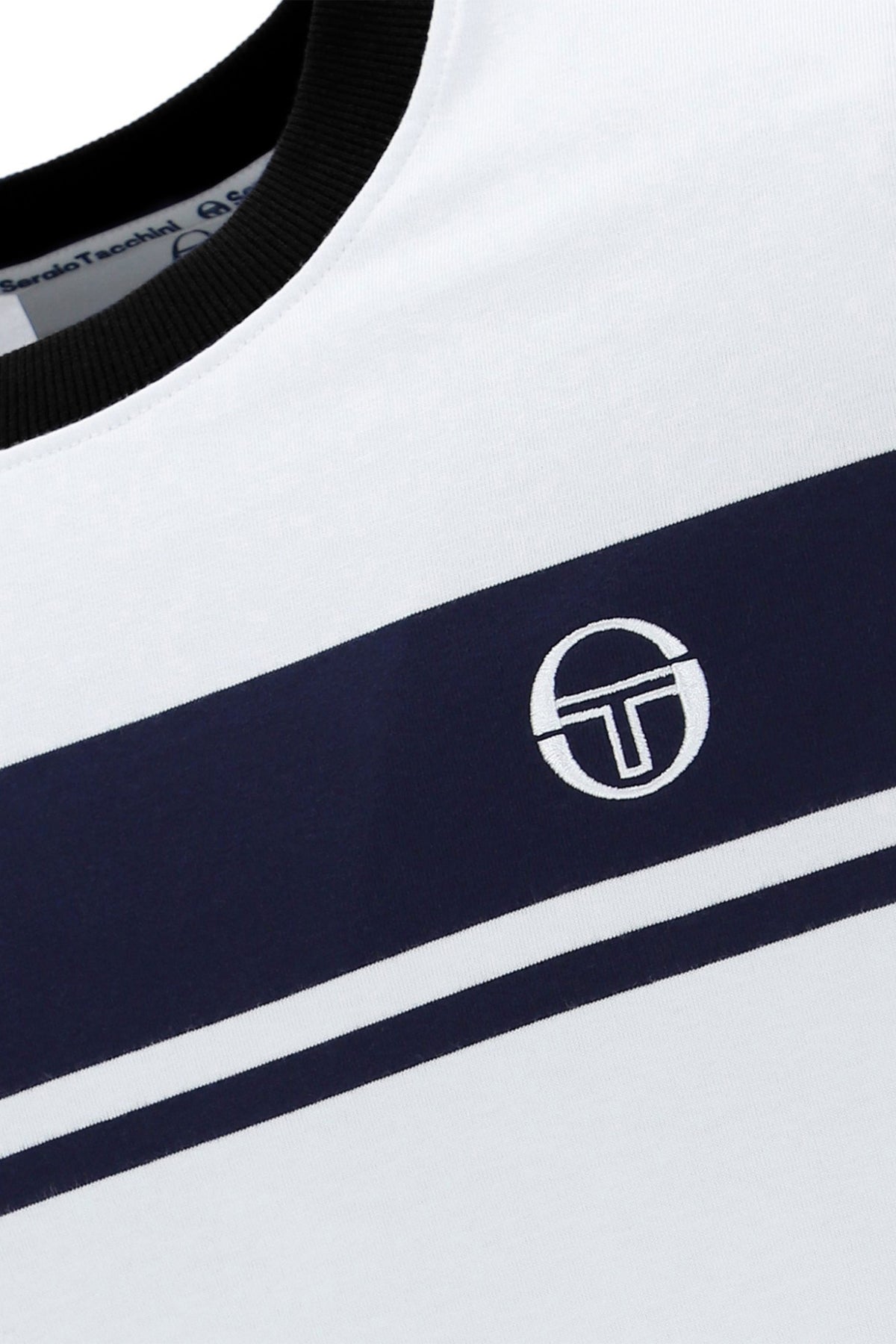 SERGIO TACCHINI MASTER T-SHIRT WHITE/MARITIME BLUE/BLACK