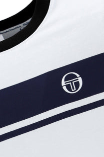SERGIO TACCHINI MASTER T-SHIRT WHITE/MARITIME BLUE/BLACK