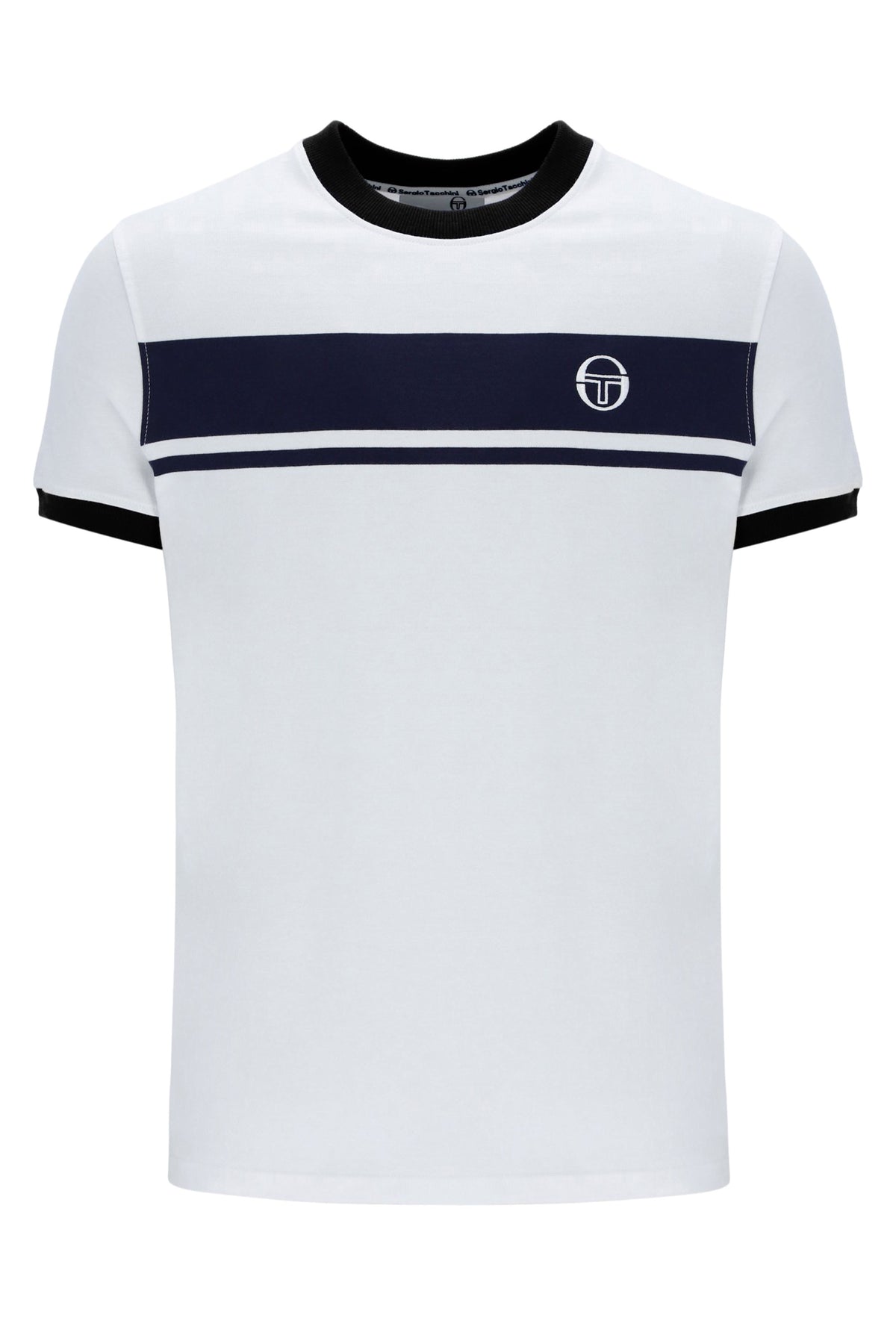 SERGIO TACCHINI MASTER T-SHIRT WHITE/MARITIME BLUE/BLACK