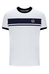 SERGIO TACCHINI MASTER T-SHIRT WHITE/MARITIME BLUE/BLACK