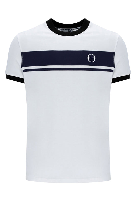 SERGIO TACCHINI MASTER T-SHIRT WHITE/MARITIME BLUE/BLACK