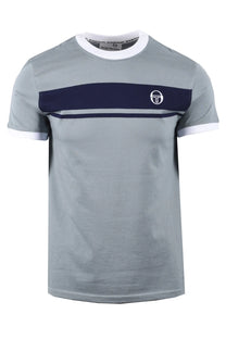 SERGIO TACCHINI MASTER T-SHIRT LEAD/MARITIME BLUE/WHITE Sergio Tacchini