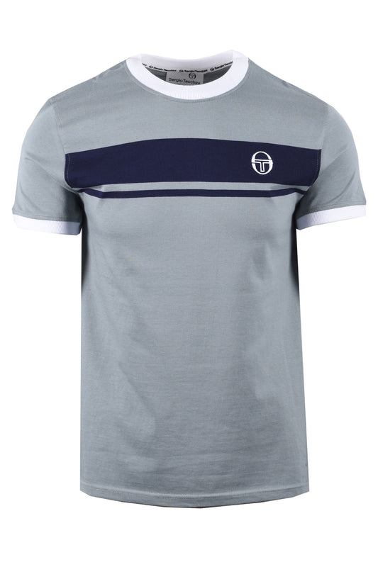 SERGIO TACCHINI MASTER T-SHIRT LEAD/MARITIME BLUE/WHITE