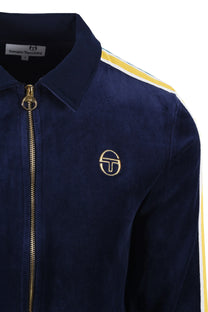 SERGIO TACCHINI MONTE TRACK TOP MARITIME BLUE/MANGO MINT Sergio Tacchini