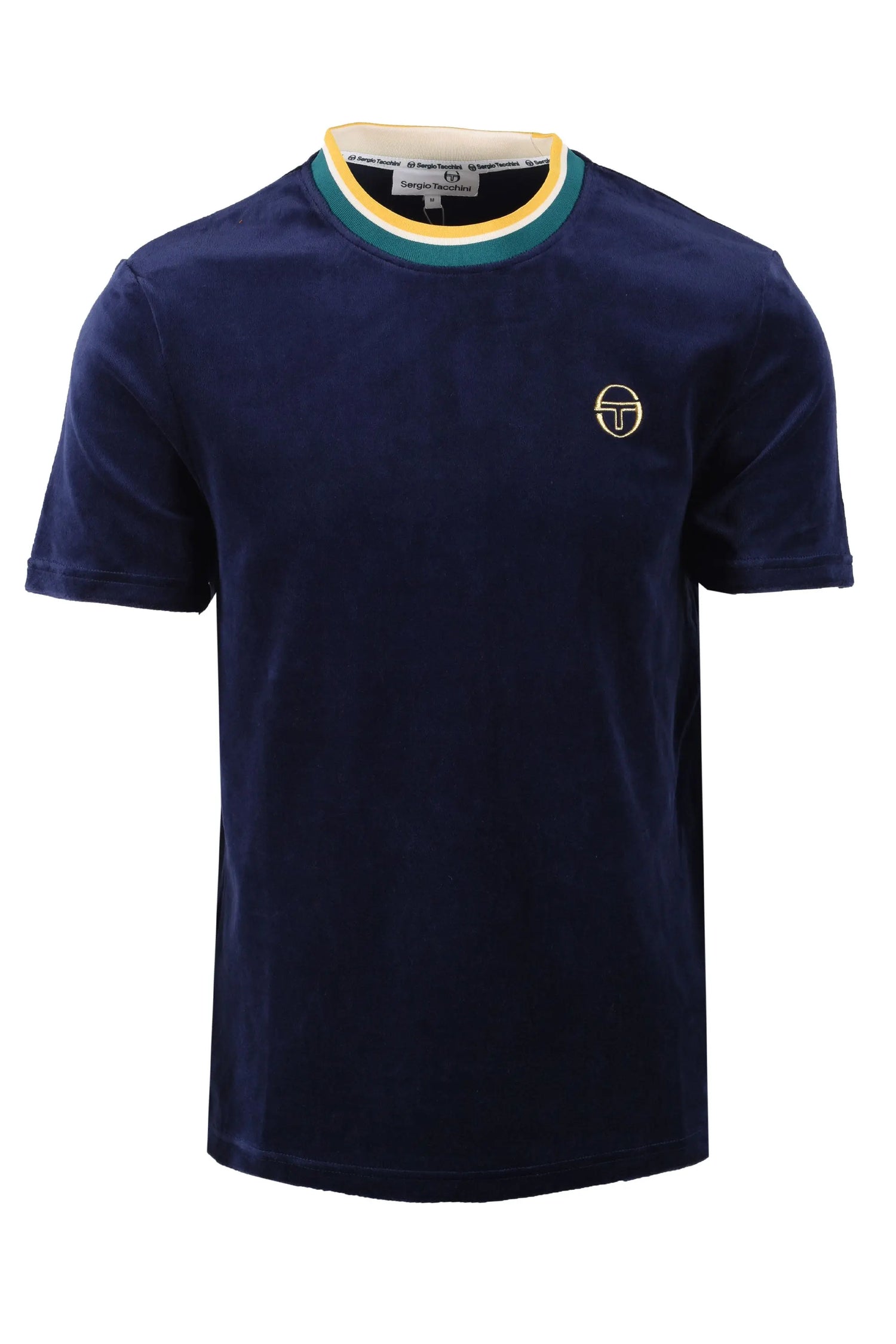 SERGIO TACCHINI MONTE VELOUR T-SHIRT MARITIME BLUE Sergio Tacchini