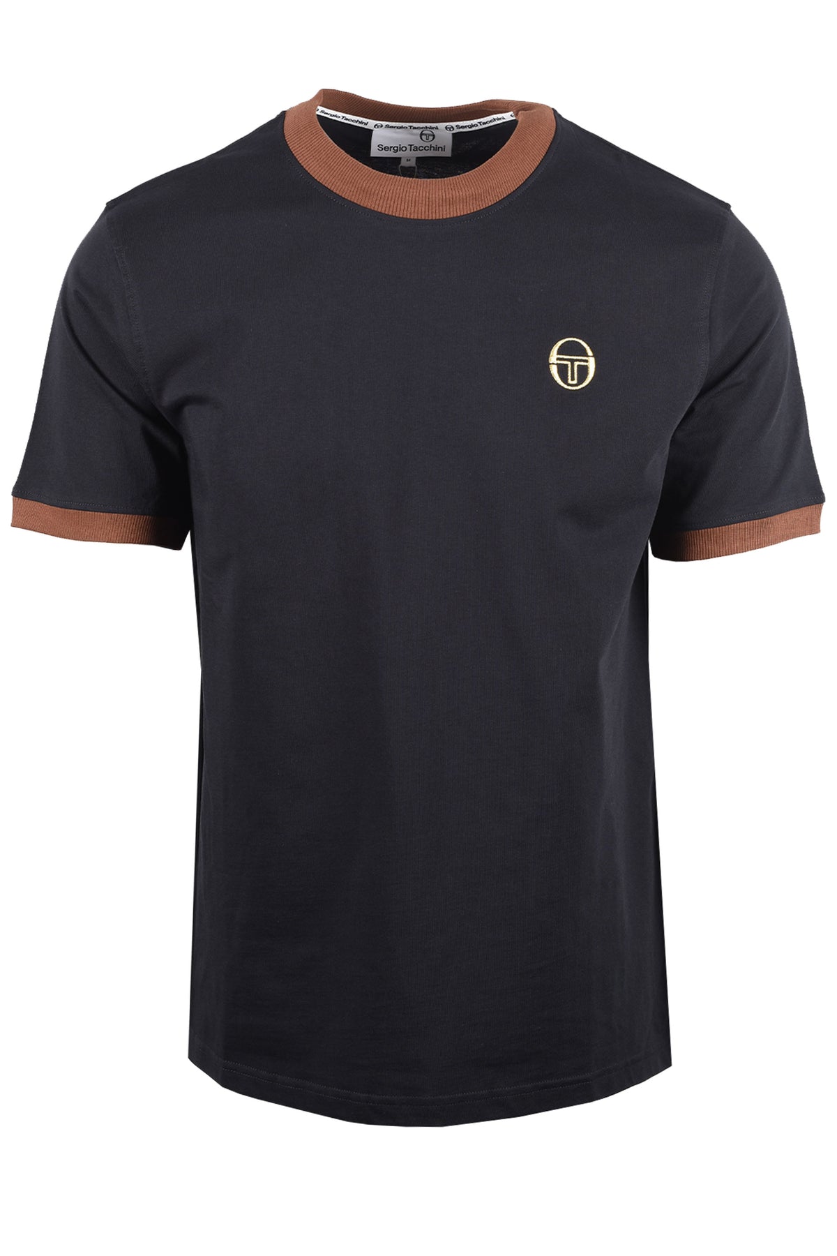 SERGIO TACCHINI NERA T-SHIRT BLACK/POTTING SOIL