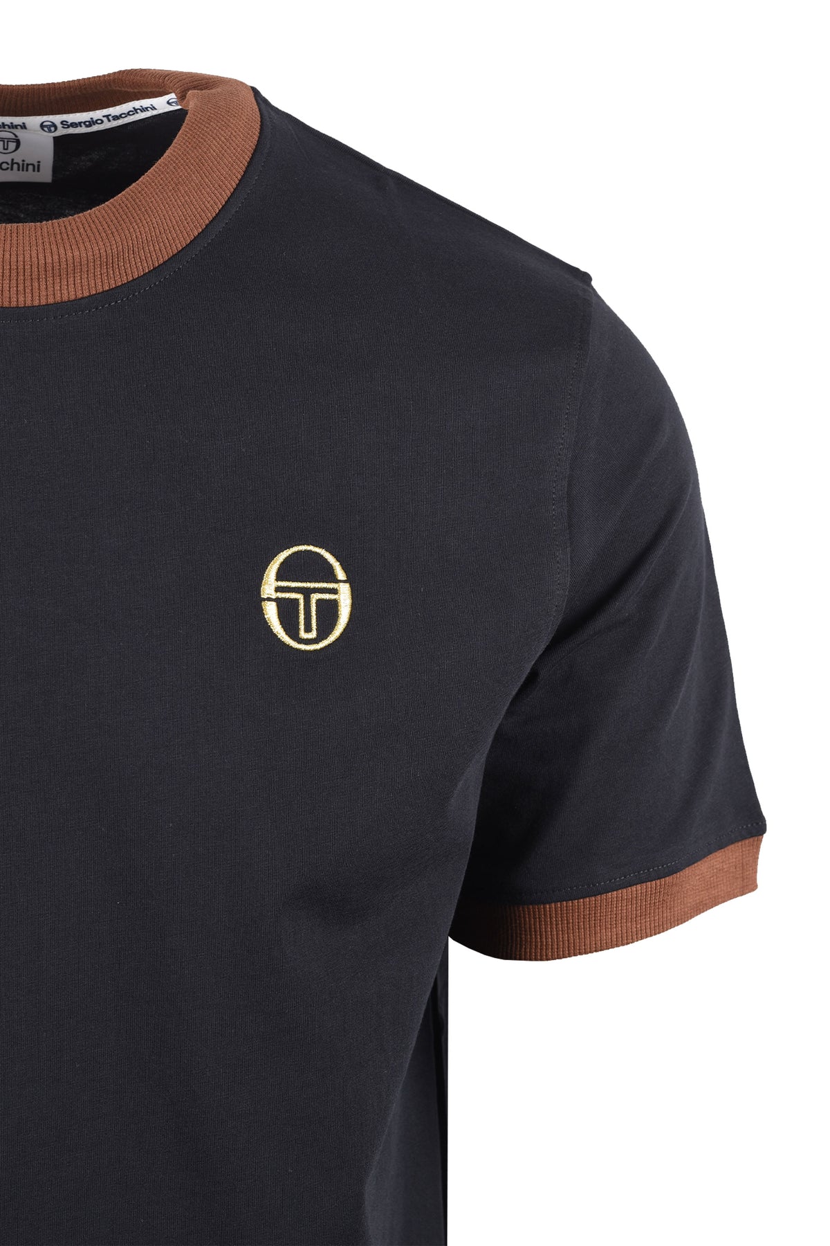 SERGIO TACCHINI NERA T-SHIRT BLACK/POTTING SOIL