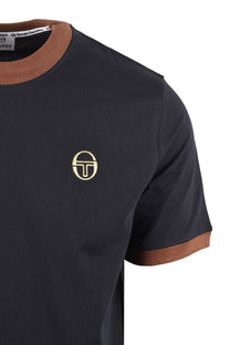 SERGIO TACCHINI NERA T-SHIRT BLACK/POTTING SOIL