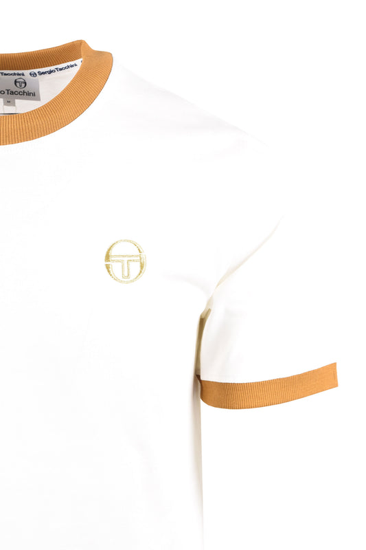 SERGIO TACCHINI NERA T-SHIRT GARDENIA/GOLD