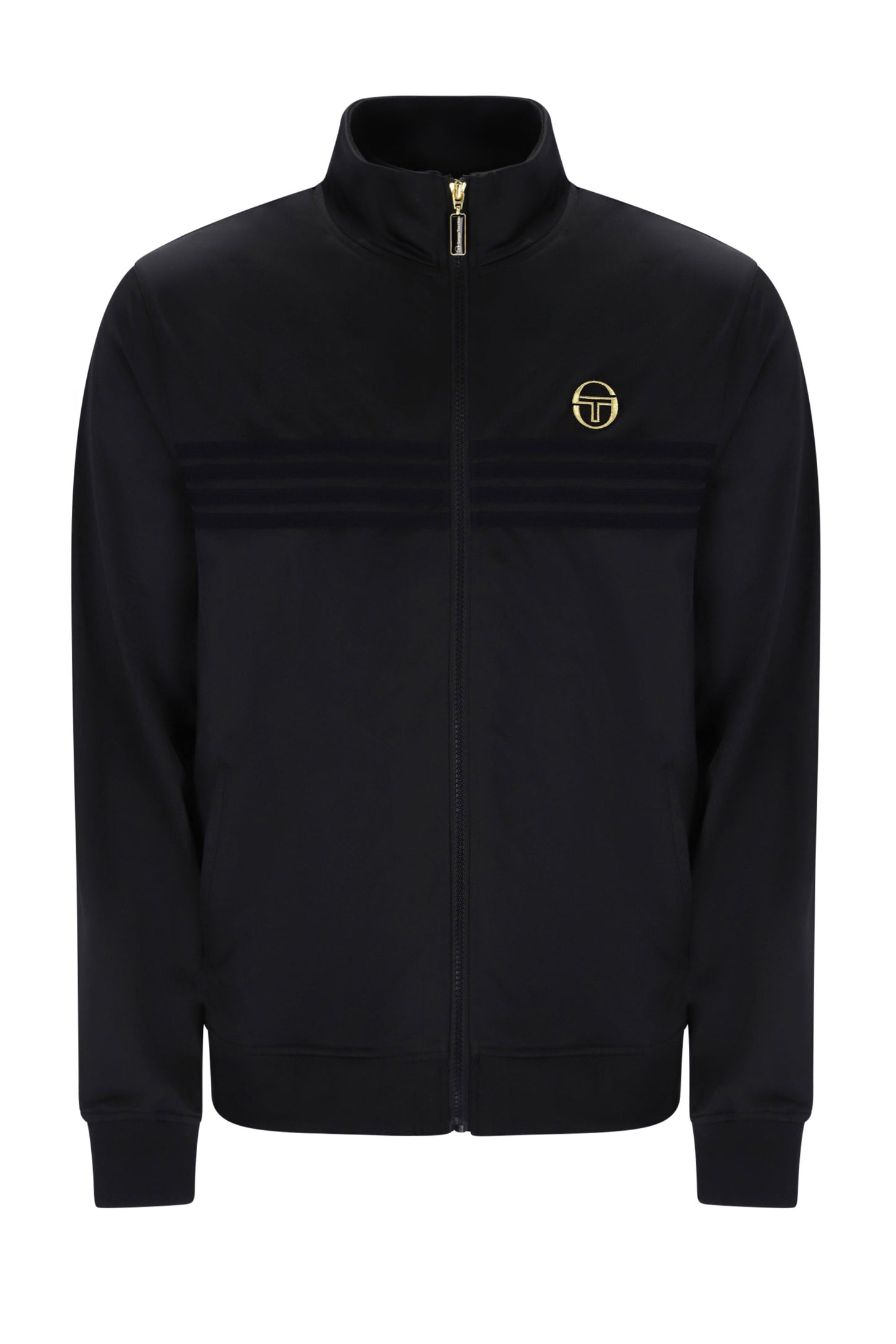 SERGIO TACCHINI NEW VARENA TRACK TOP BLACK/GOLD Sergio Tacchini Michael Stewart Menswear  Track Top
