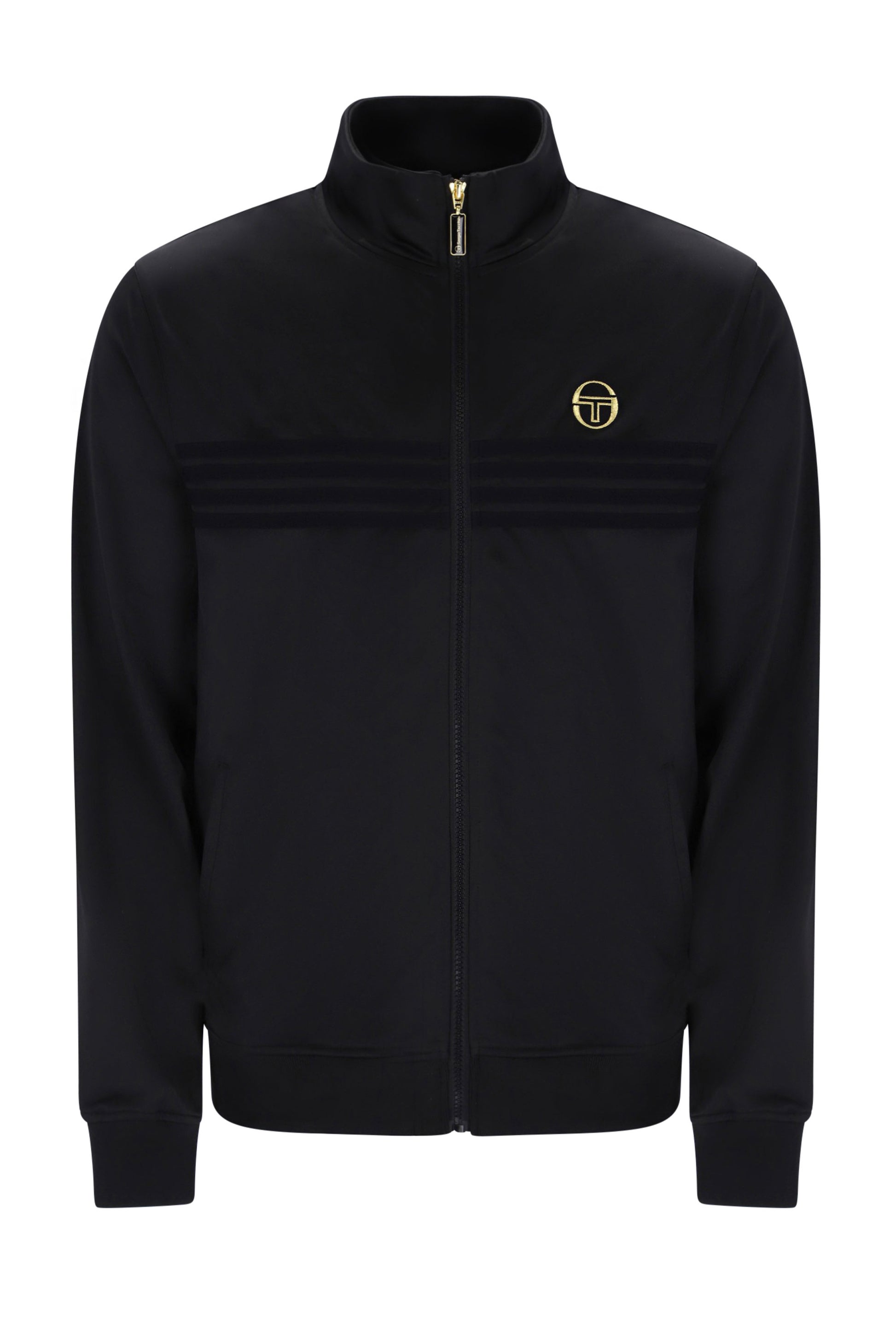 SERGIO TACCHINI NEW VARENA TRACK TOP BLACK/GOLD Sergio Tacchini Michael Stewart Menswear  Track Top