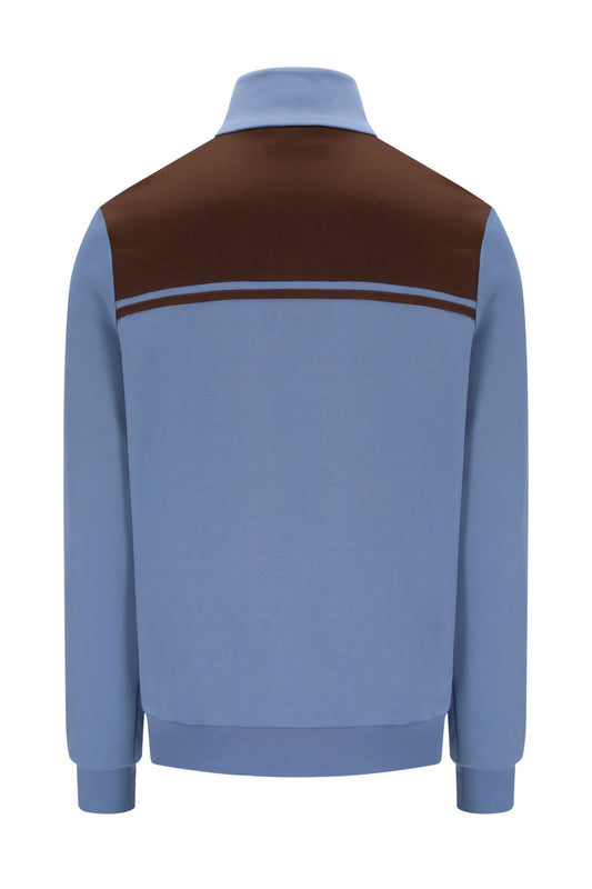 SERGIO TACCHINI NEW Y/L TRACK TOP COUNTRY BLUE/POTTING SOIL