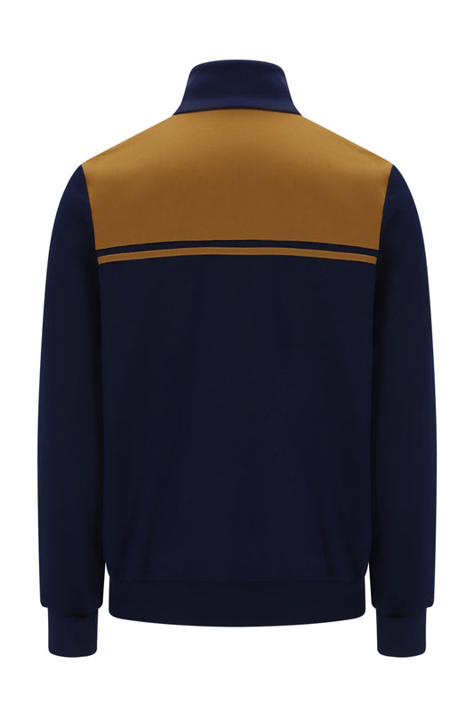 SERGIO TACCHINI NEW Y/L TRACK TOP MARITIME BLUE/GOLDEN BROWN