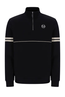 SERGIO TACCHINI ORION HALF ZIP BLACK/PEYOTE