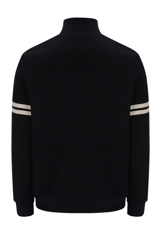 SERGIO TACCHINI ORION HALF ZIP BLACK/PEYOTE