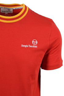 SERGIO TACCHINI RAINER FC T-SHIRT ADRENALINE RUSH/OLD GOLD Sergio Tacchini