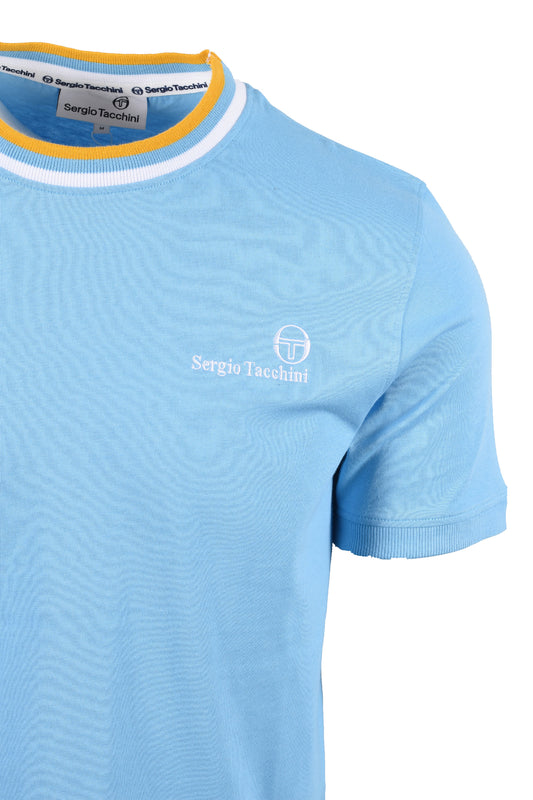 SERGIO TACCHINI RAINER FC T-SHIRT BALTIC SEA/WHITE/OLD GOLD