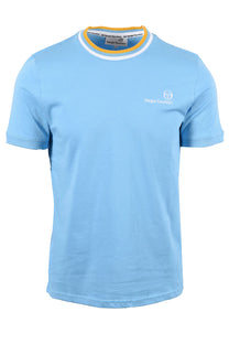 SERGIO TACCHINI RAINER FC T-SHIRT BALTIC SEA/WHITE/OLD GOLD Sergio Tacchini