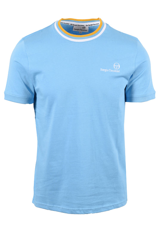SERGIO TACCHINI RAINER FC T-SHIRT BALTIC SEA/WHITE/OLD GOLD