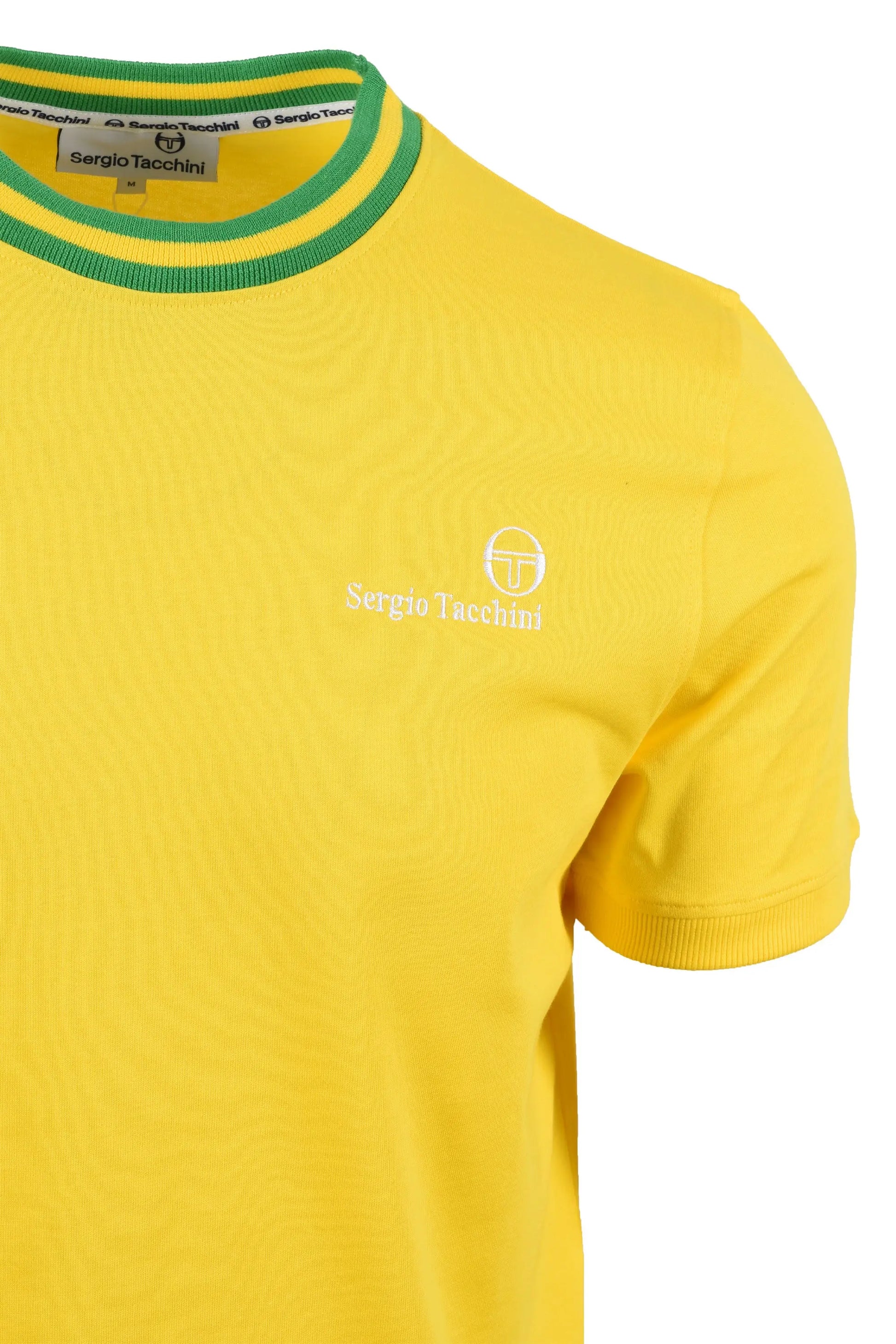 SERGIO TACCHINI RAINER T-SHIRT CYBER YELLOW/FERN GREEN Sergio Tacchini