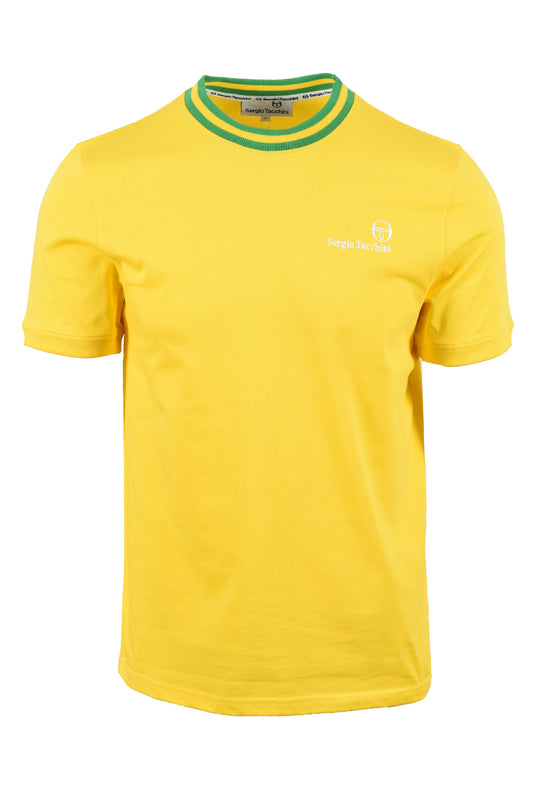 SERGIO TACCHINI RAINER T-SHIRT CYBER YELLOW/FERN GREEN