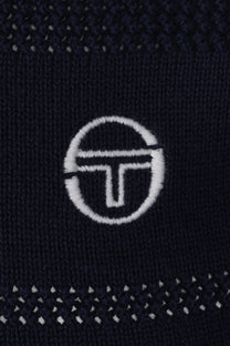 SERGIO TACCHINI SABINO KNITTED POLO SHIRT MARITIME BLUE Sergio Tacchini