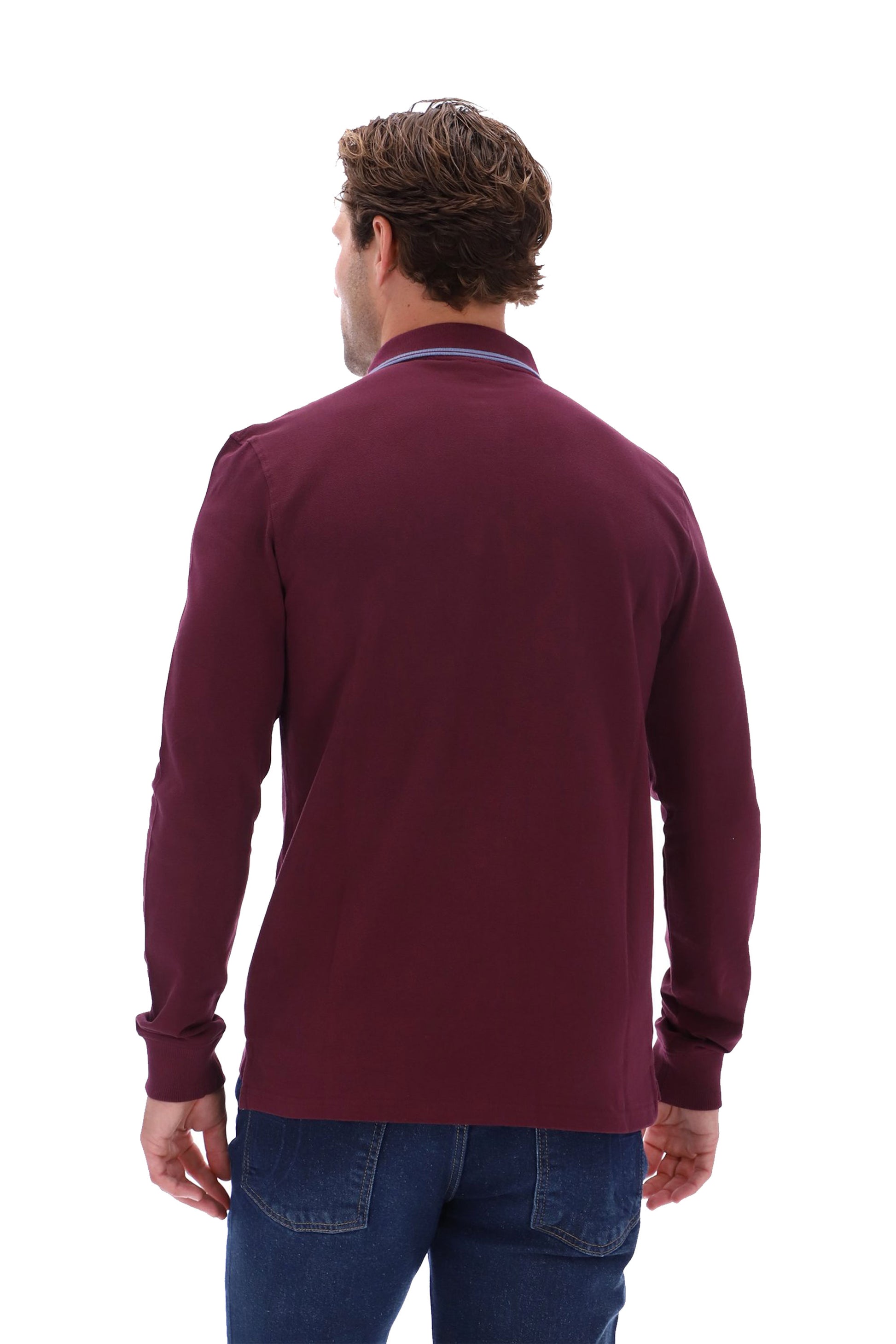 SERGIO TACCHINI SERGIO 020 POLO FIG/COUNTRY BLUE Sergio Tacchini Michael Stewart Menswear  Polo Shirts