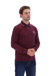 SERGIO TACCHINI SERGIO 020 POLO FIG/COUNTRY BLUE Sergio Tacchini Michael Stewart Menswear  Polo Shirts