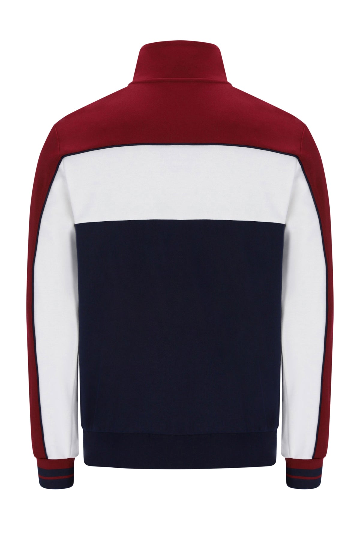 SERGIO TACCHINI SPIGA TRACKTOP MERLOT/GARDENIA/MARITIME BLUE