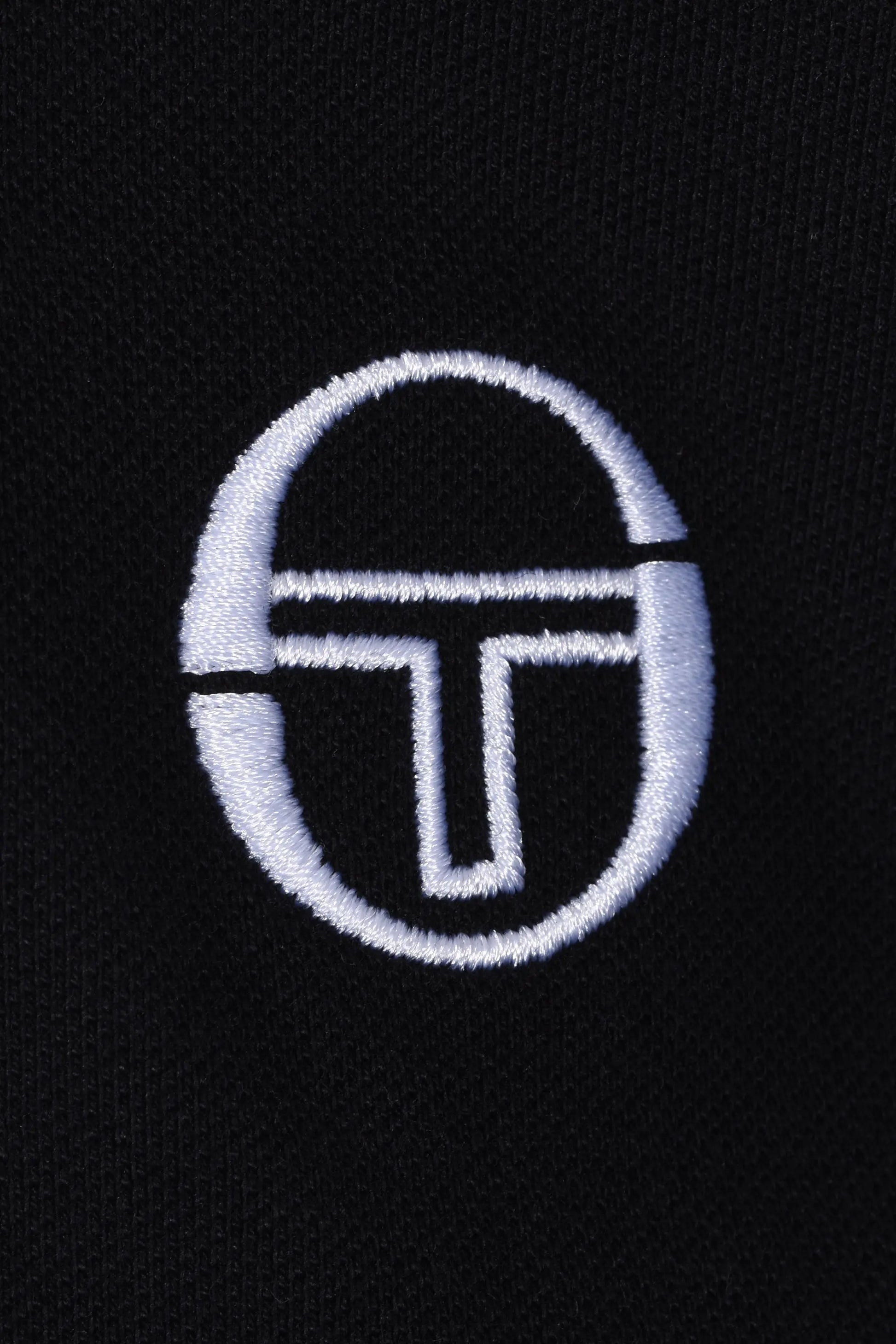 SERGIO TACCHINI SUPERMAC POLO BLACK/LIGHT LILAC Sergio Tacchini
