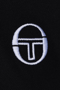 SERGIO TACCHINI SUPERMAC POLO BLACK/LIGHT LILAC Sergio Tacchini