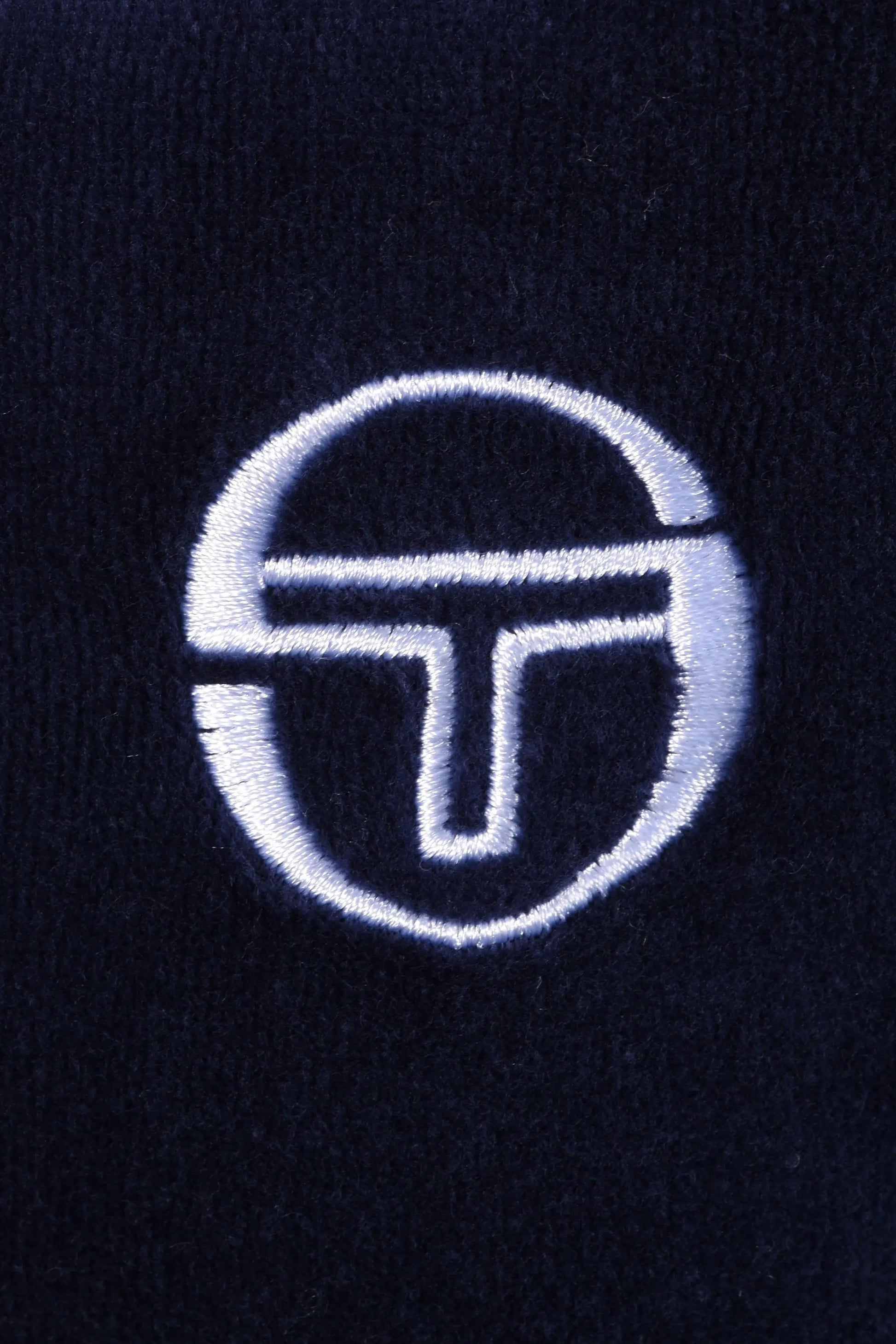 SERGIO TACCHINI TASSO VELOUR TRACK TOP MARITIME BLUE/WHITE Sergio Tacchini