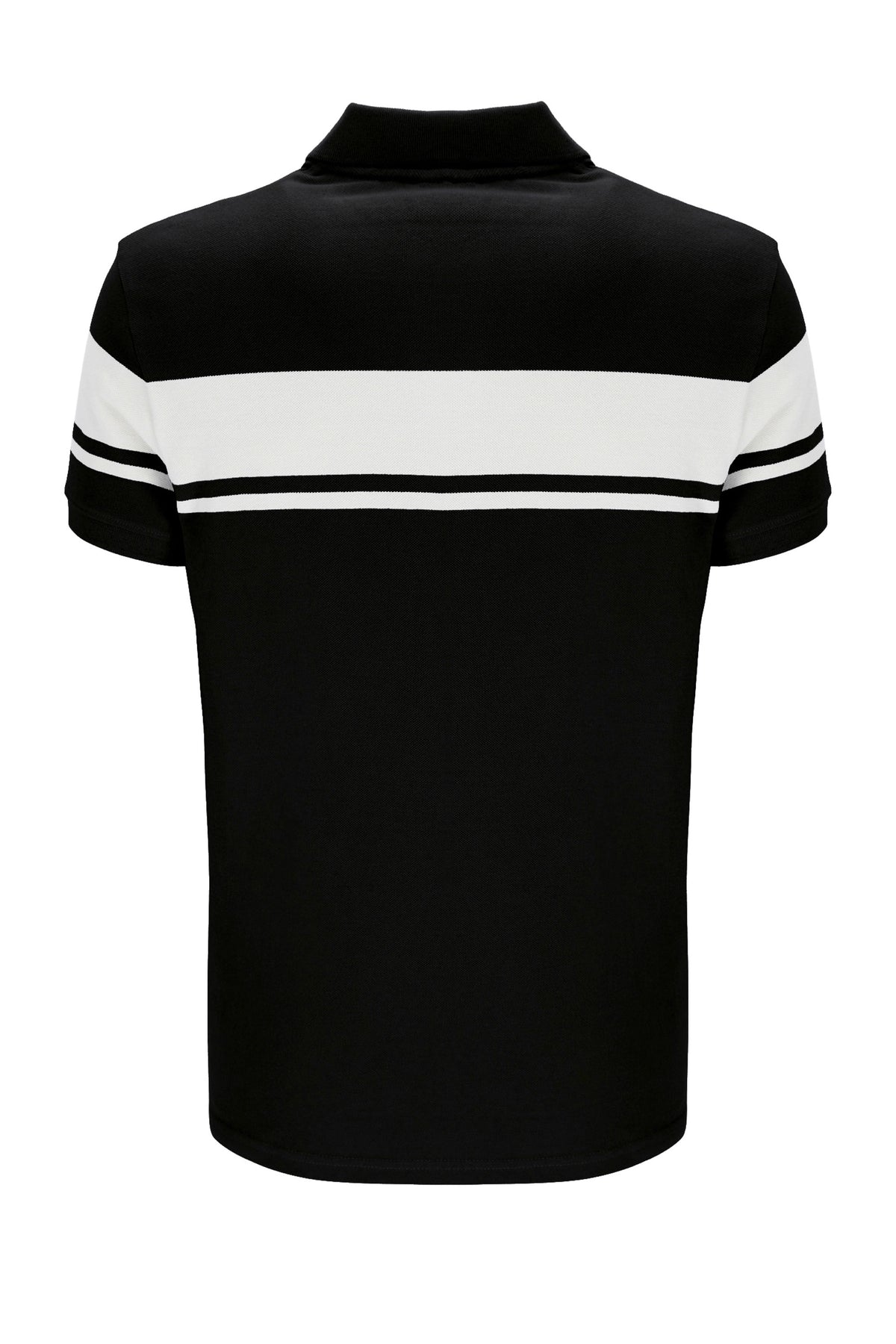 SERGIO TACCHINI YOUNG LINE POLO BLACK/WHITE